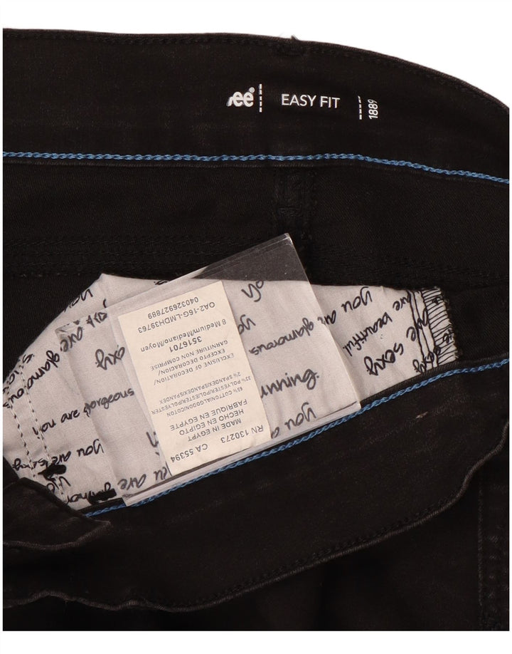 LEE Jean slim coupe facile pour femme US 8 Medium W30 L31 en coton noir