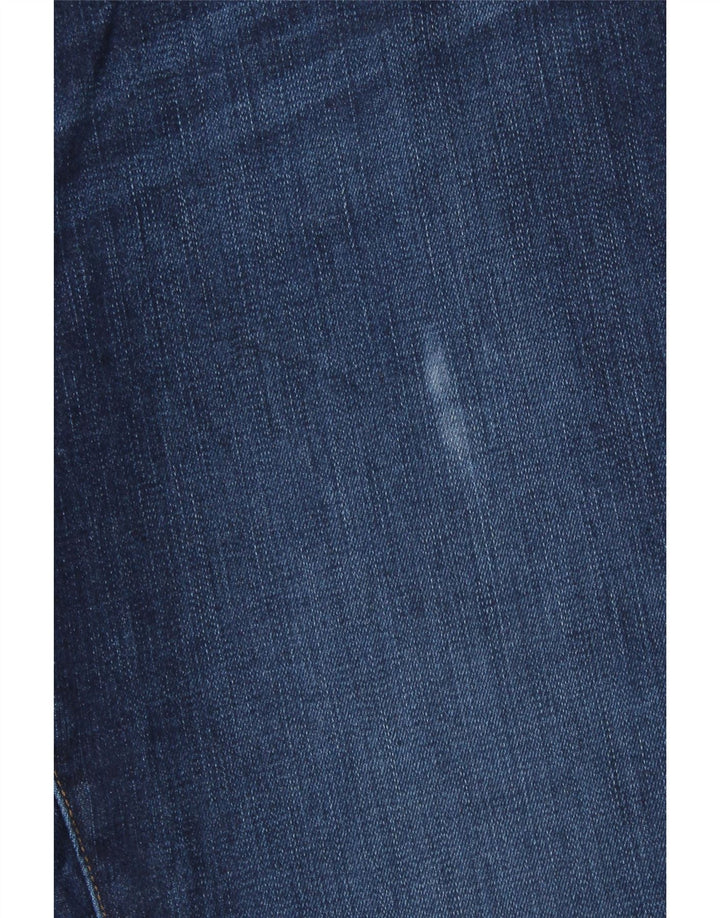 J. CREW Womens High Rise Skinny Jeans W35 L28 Navy Blue Cotton