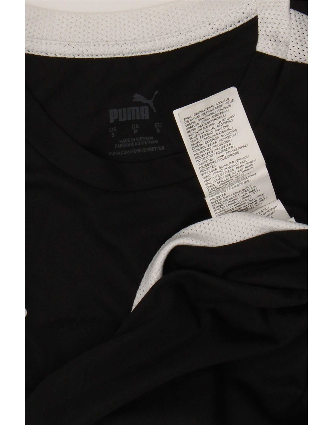 Puma T-Shirt Homme Haut Petit Noir Colorblock Polyester
