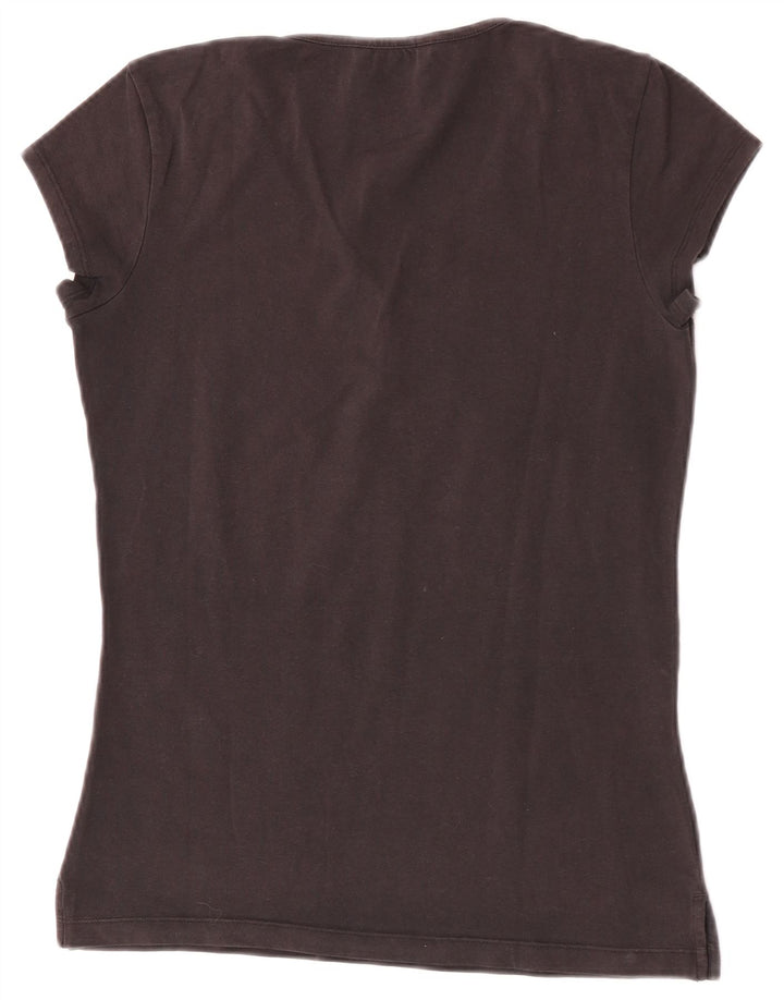 Adidas T-shirt pour femme UK 14 Noir moyen