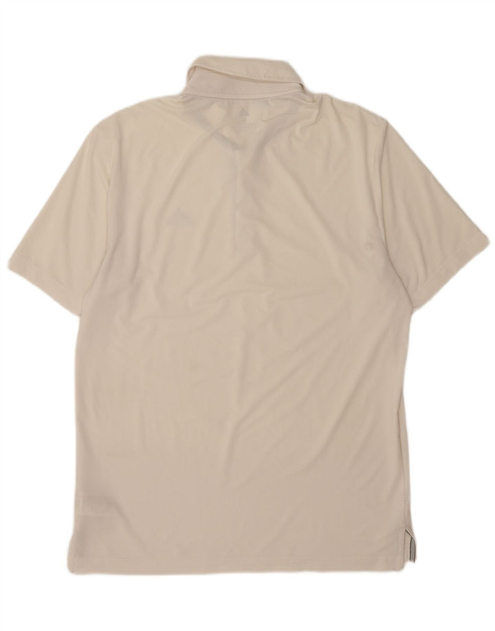 Adidas Polo Homme Blanc Moyen Polyester