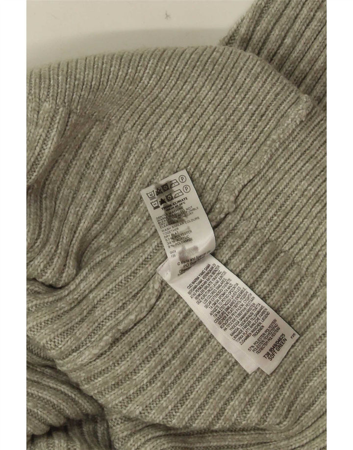 Marks & Spencer Pull Cardigan Femme UK 16 Grand Vert Polyester