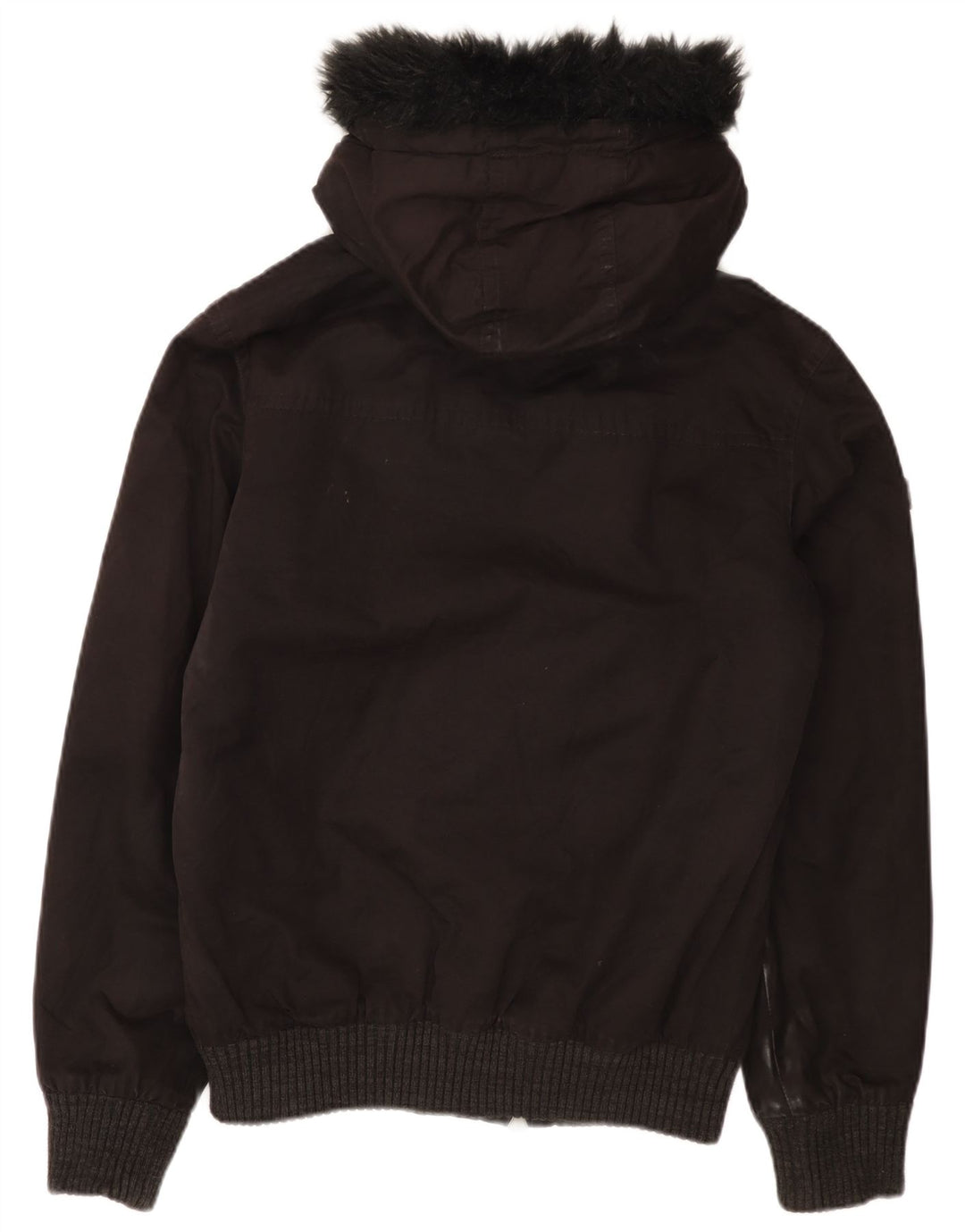 Superdry Veste bomber à capuche pour homme UK 38 Medium Noir