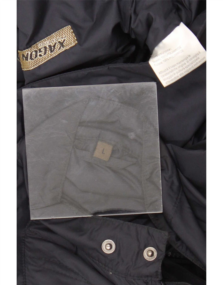 Xagon Bomber Homme UK 40 Large Bleu Marine Polyamide