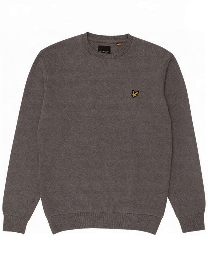 Lyle & Scott Sweat-Shirt Homme Gris Moyen Coton
