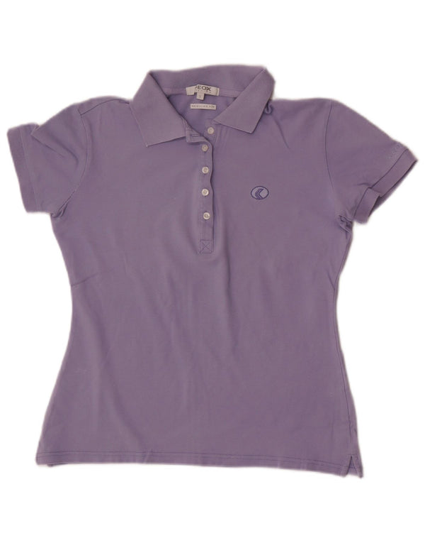 Geox Polo coupe classique pour femme UK 10 Small Violet