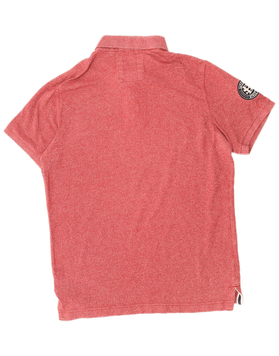 SUPERDRY Polo Coupe Classique Homme 2XL Rouge Coton