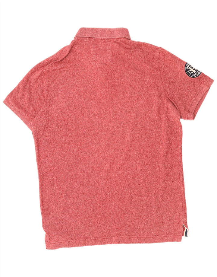 SUPERDRY Polo Coupe Classique Homme 2XL Rouge Coton