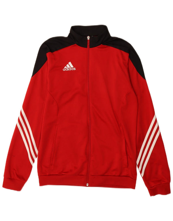Adidas Veste de survêtement pour homme Petit Rouge Colorblock Polyester