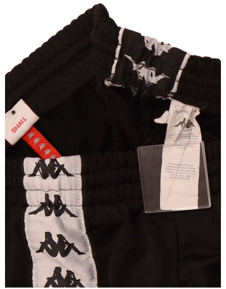 KAPPA Pantalon de Survêtement Graphique Homme Joggers Petit Noir Polyester