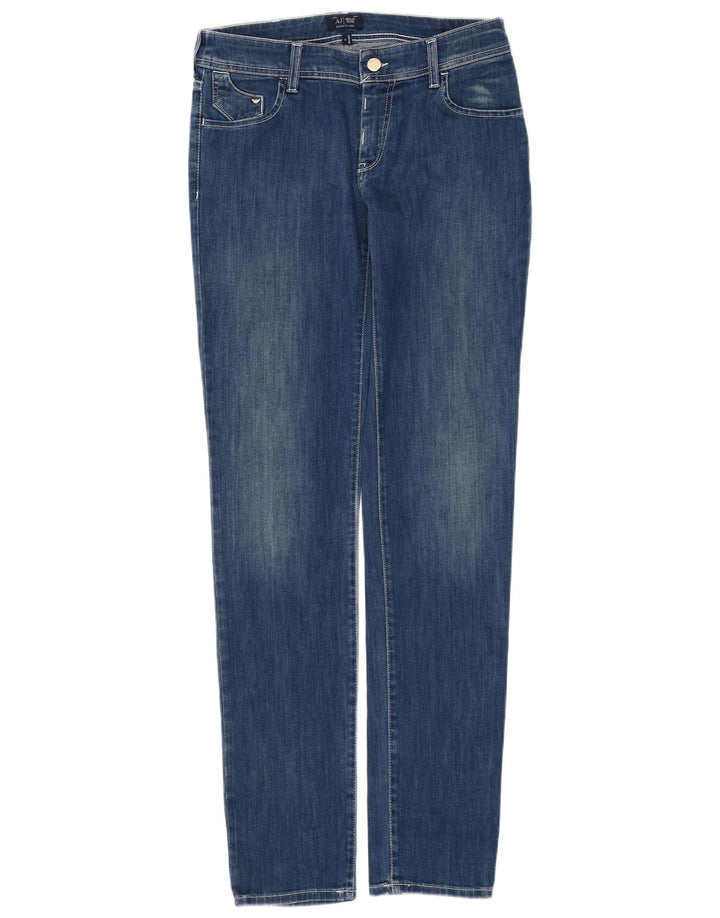 Armani Femme Jean Slim W29 L32 Bleu Coton