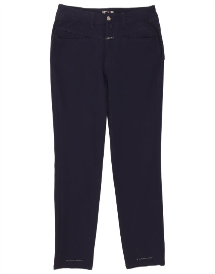 Closed Pantalon Casual Slim Homme W30 L30 Bleu Marine Polyamide