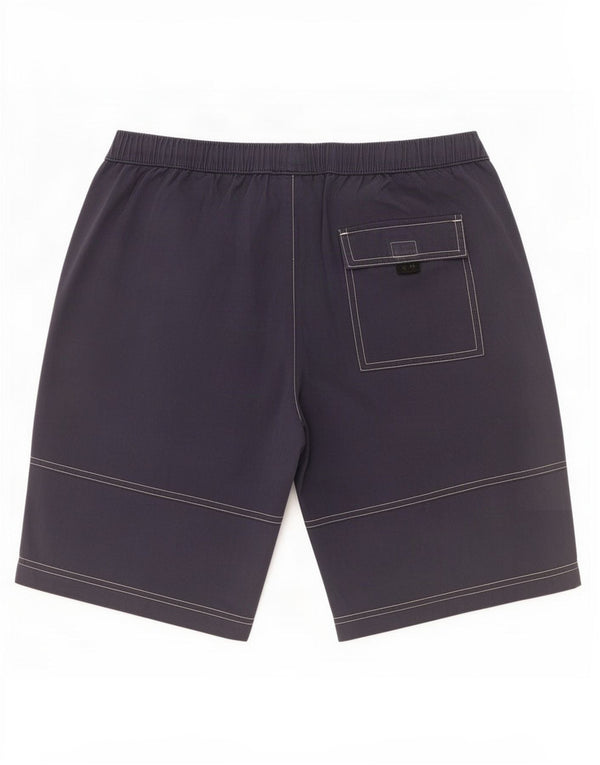 Champion Short de Bain Garçon 13-14 Ans XL Bleu Marine Coton