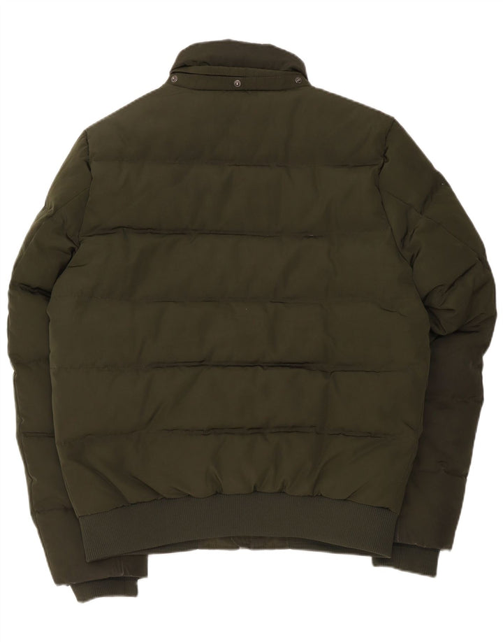 Tommy Hilfiger Veste matelassée pour homme UK 38 Vert moyen Polyester