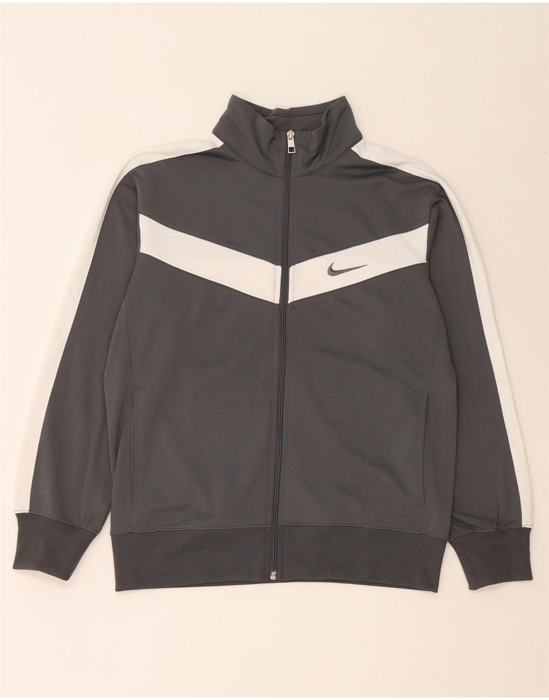 NIKE Veste de survêtement pour garçon 12-13 ans Large Gris Colorblock