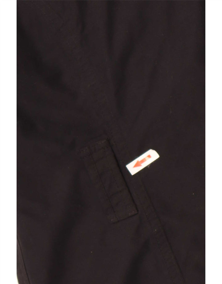 Barbour Veste de pluie à capuche pour femme UK 14 Large Noir Coton