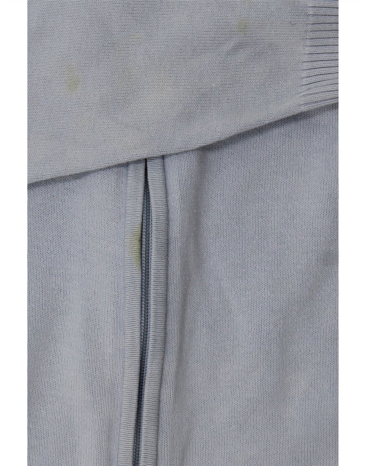 Zara Cardigan Homme Pull Large Bleu Coton