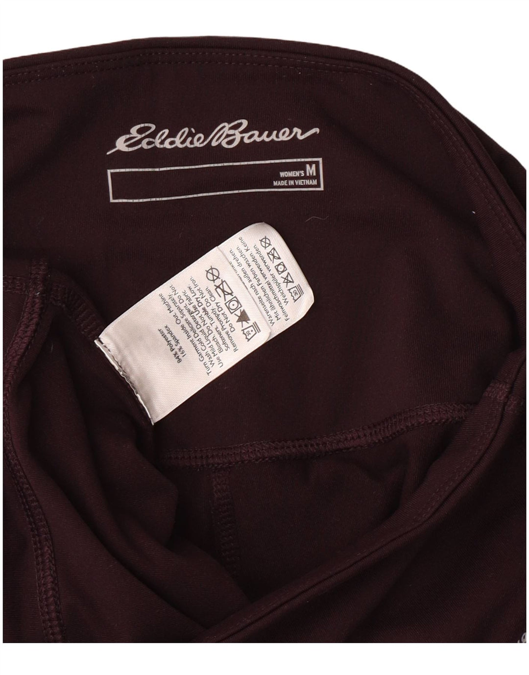 Eddie Bauer Legging Capri pour femme UK 12 Polyester bordeaux moyen