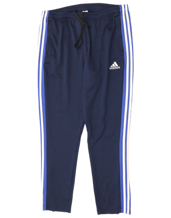 Adidas Pantalon de survêtement Climalite pour homme XL Bleu marine Polyester