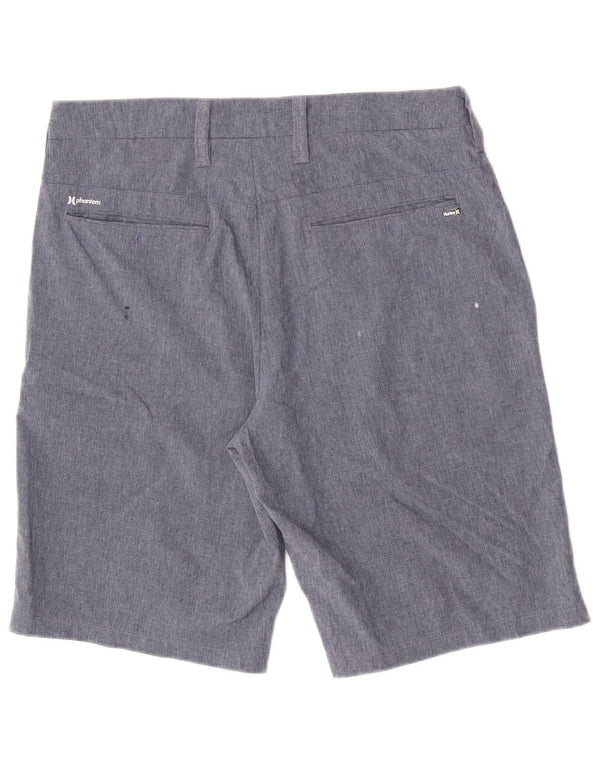 Hurley Short Chino Regular Homme Medium W30 Bleu Polyester