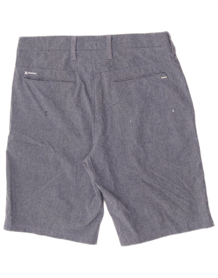 Hurley Short Chino Regular Homme Medium W30 Bleu Polyester