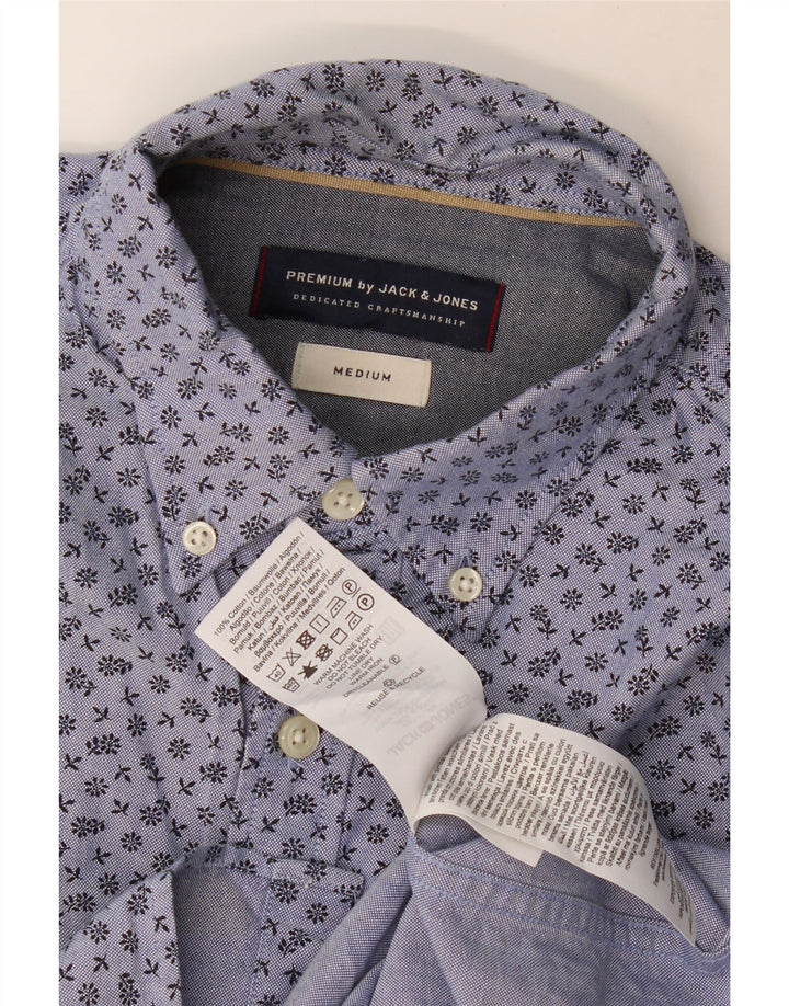 Jack & Jones Chemise Homme Bleu Moyen Floral Coton