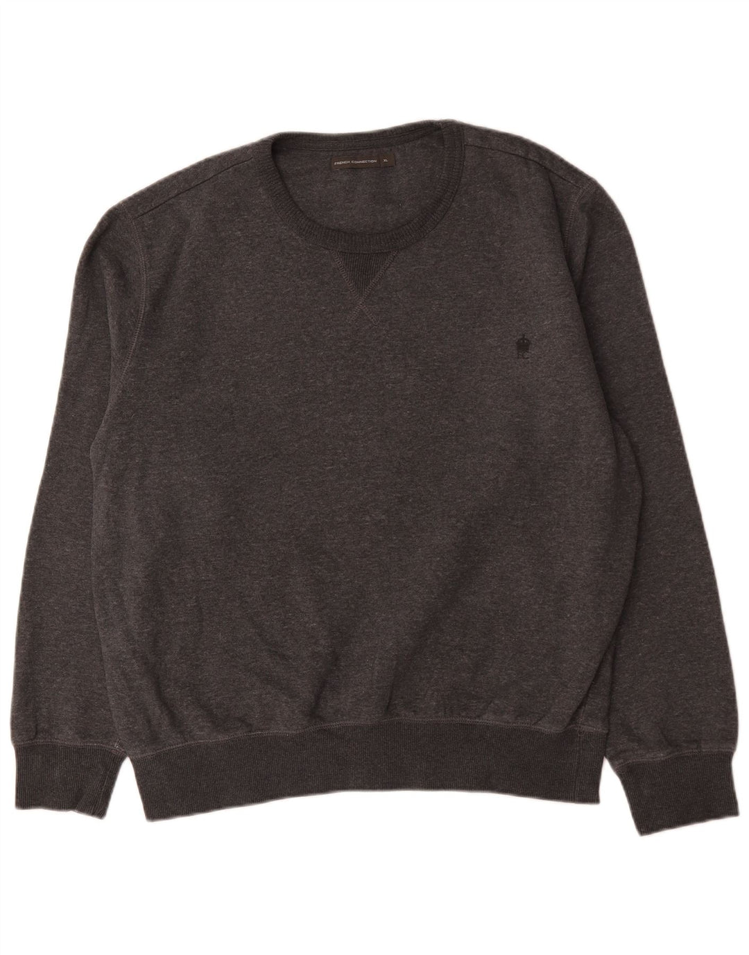 French Connection Sweat-Shirt Homme XL Gris Coton