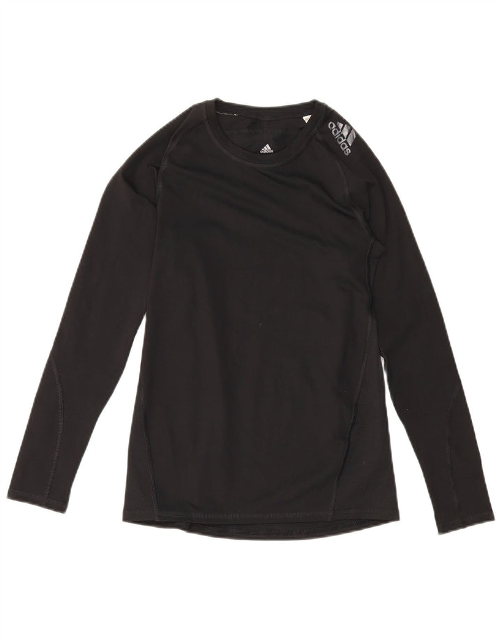 Adidas Garçon Climacool Top Manches Longues 13-14 ans Noir Polyester