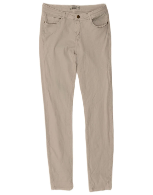 Zara Womens Trafaluc Skinny Jeans EU 40 Medium W30 L30 White