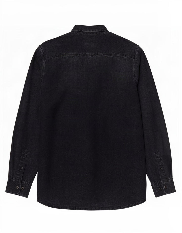 Vans Chemise Homme Coton Noir Moyen