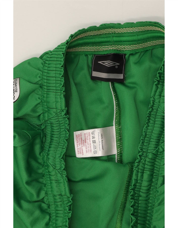 Umbro Short de Sport Homme Large Vert Polyester