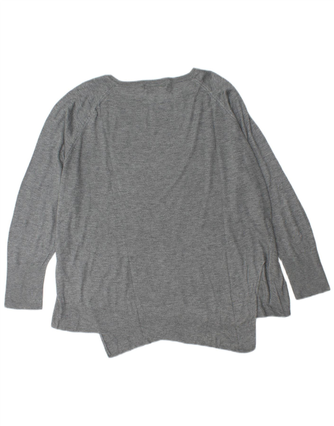 Zara Pull surdimensionné à col bateau pour femme UK 16 Large Gris