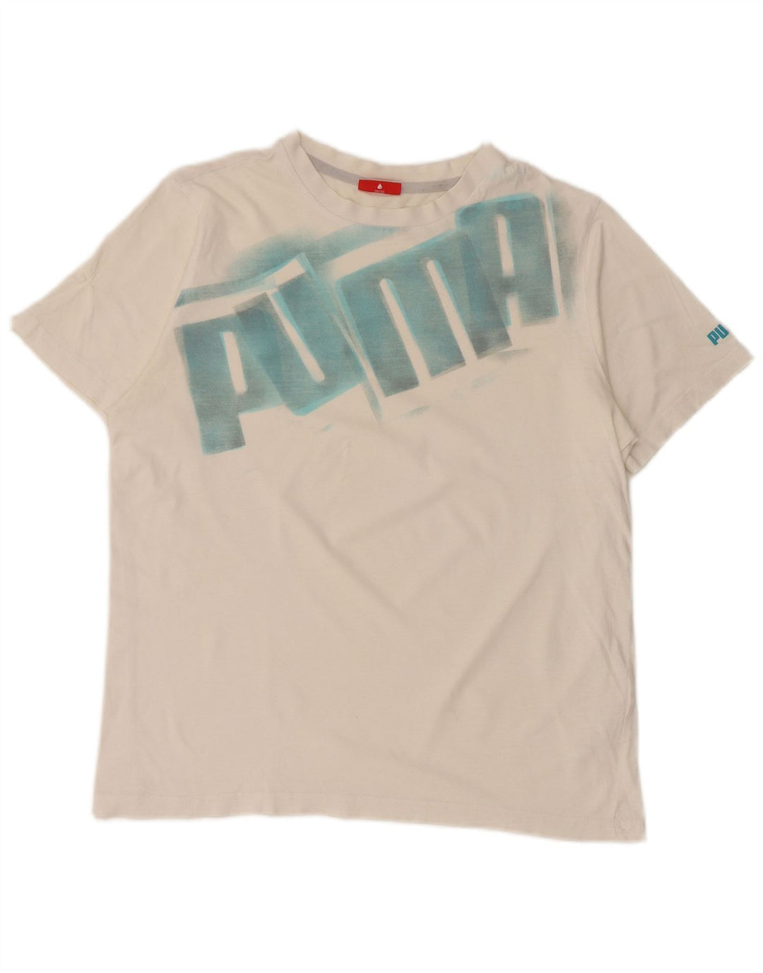 PUMA T-Shirt Graphique Garçon 13-14 ans Blanc