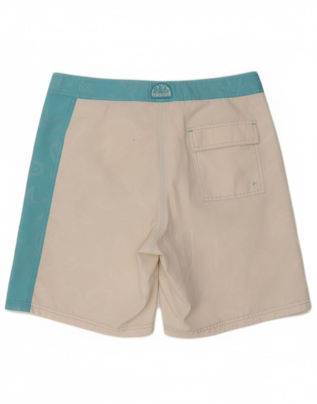 Sundek Short de bain pour homme en polyester floral blanc moyen