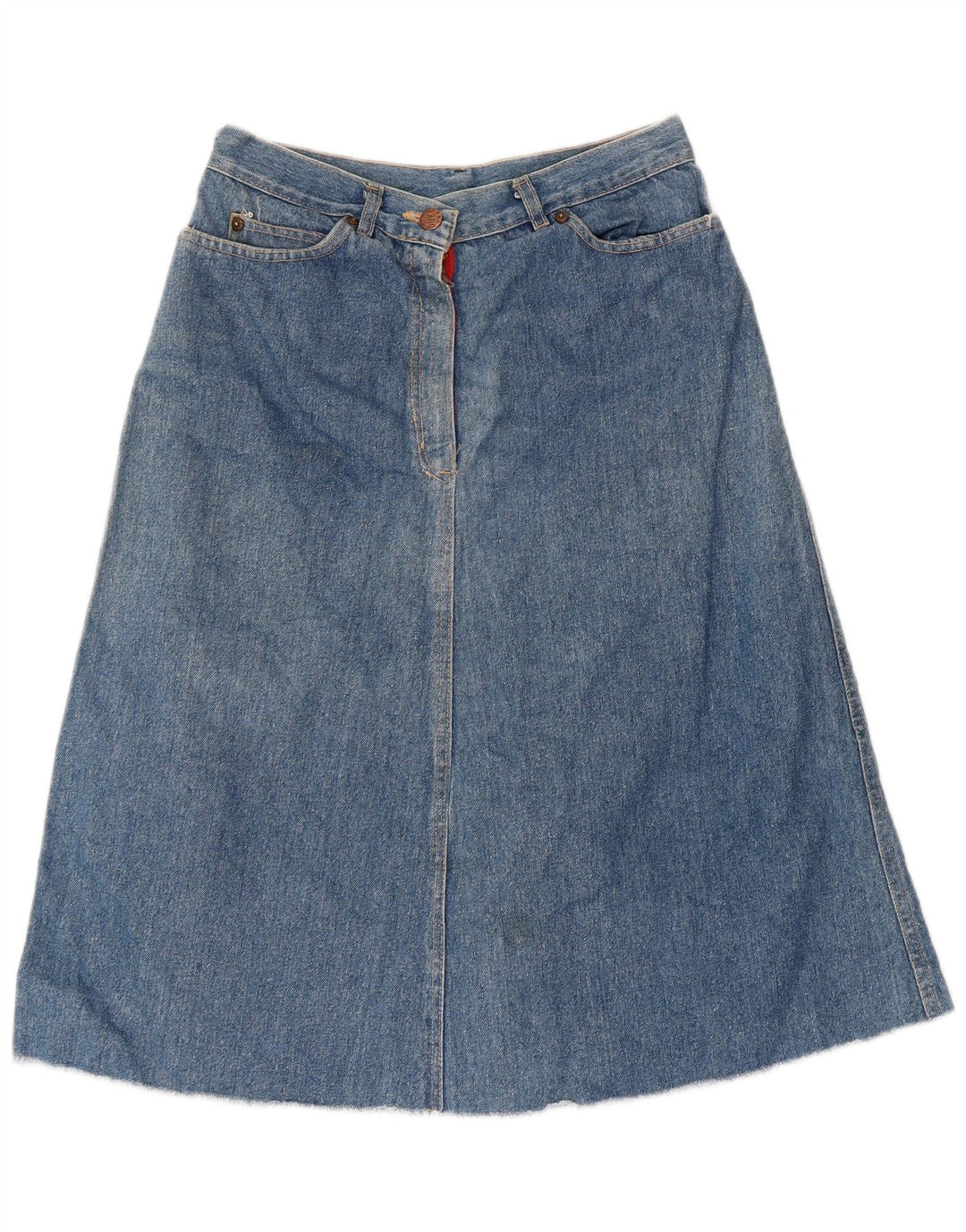 DUKE Short en Jean Femme W28 Bleu Moyen