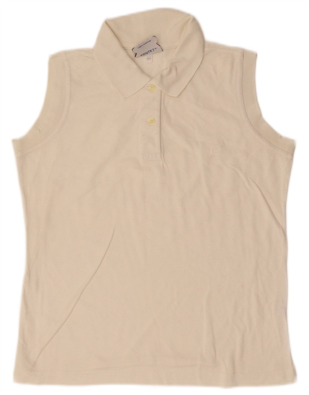 AUSTRALIAN L'ALPINA Polo sans manches pour femme IT 44 Medium Off White