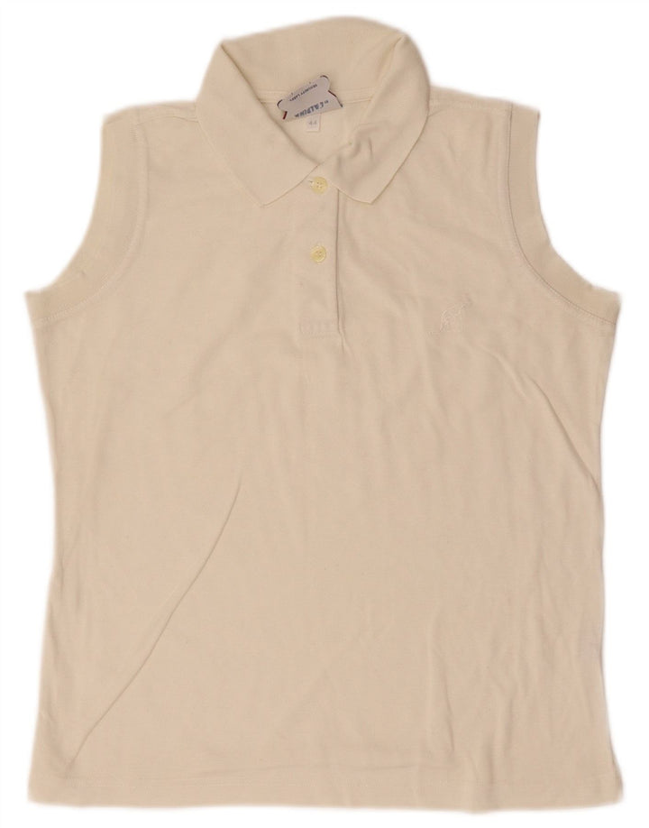 AUSTRALIAN L'ALPINA Polo sans manches pour femme IT 44 Medium Off White
