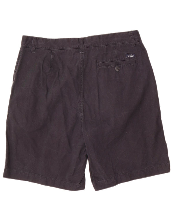 Marks & Spencer Short Chino Homme W34 Large Bleu Marine Coton