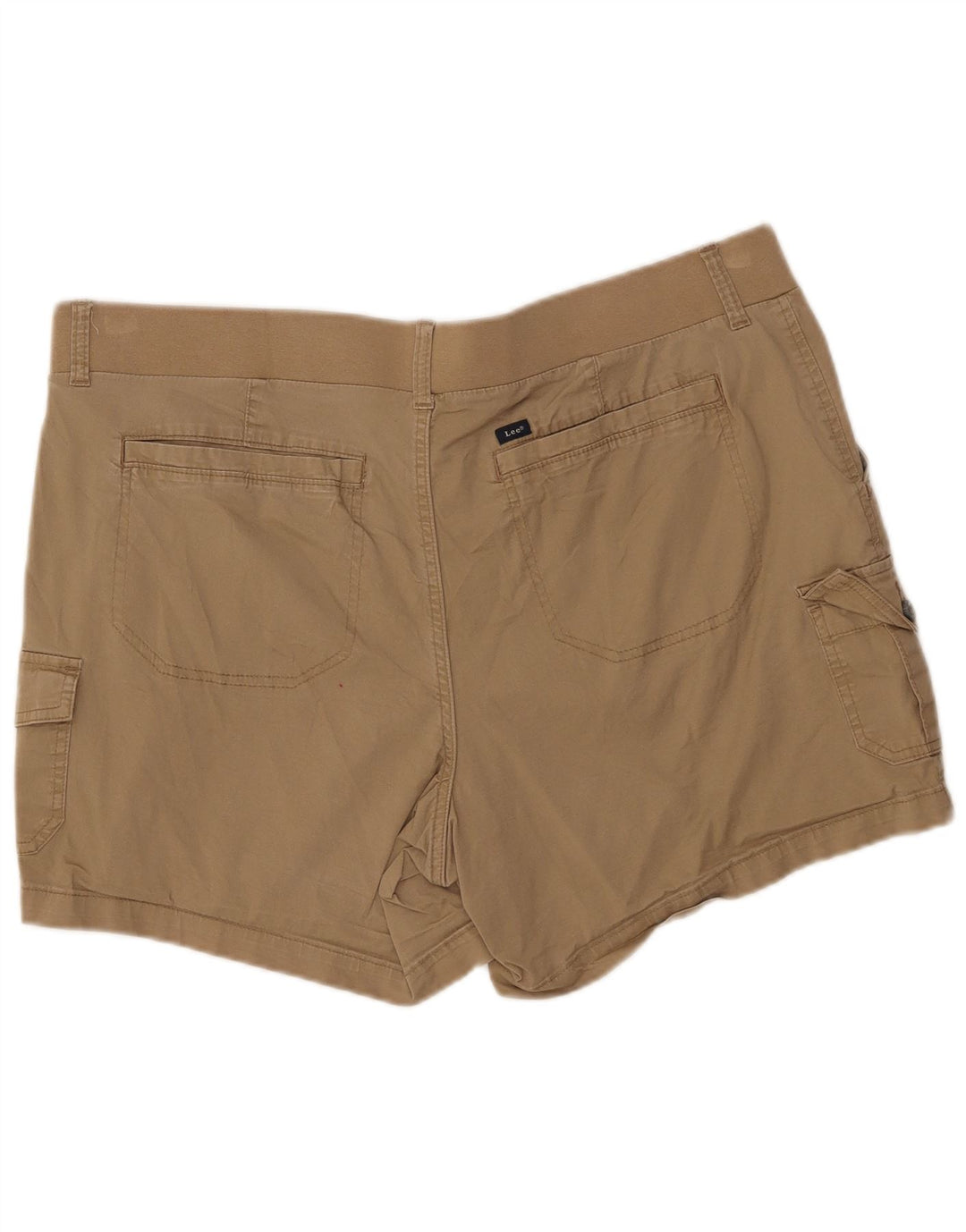LEE Short cargo pour femme US 20 3XL W40 Coton beige