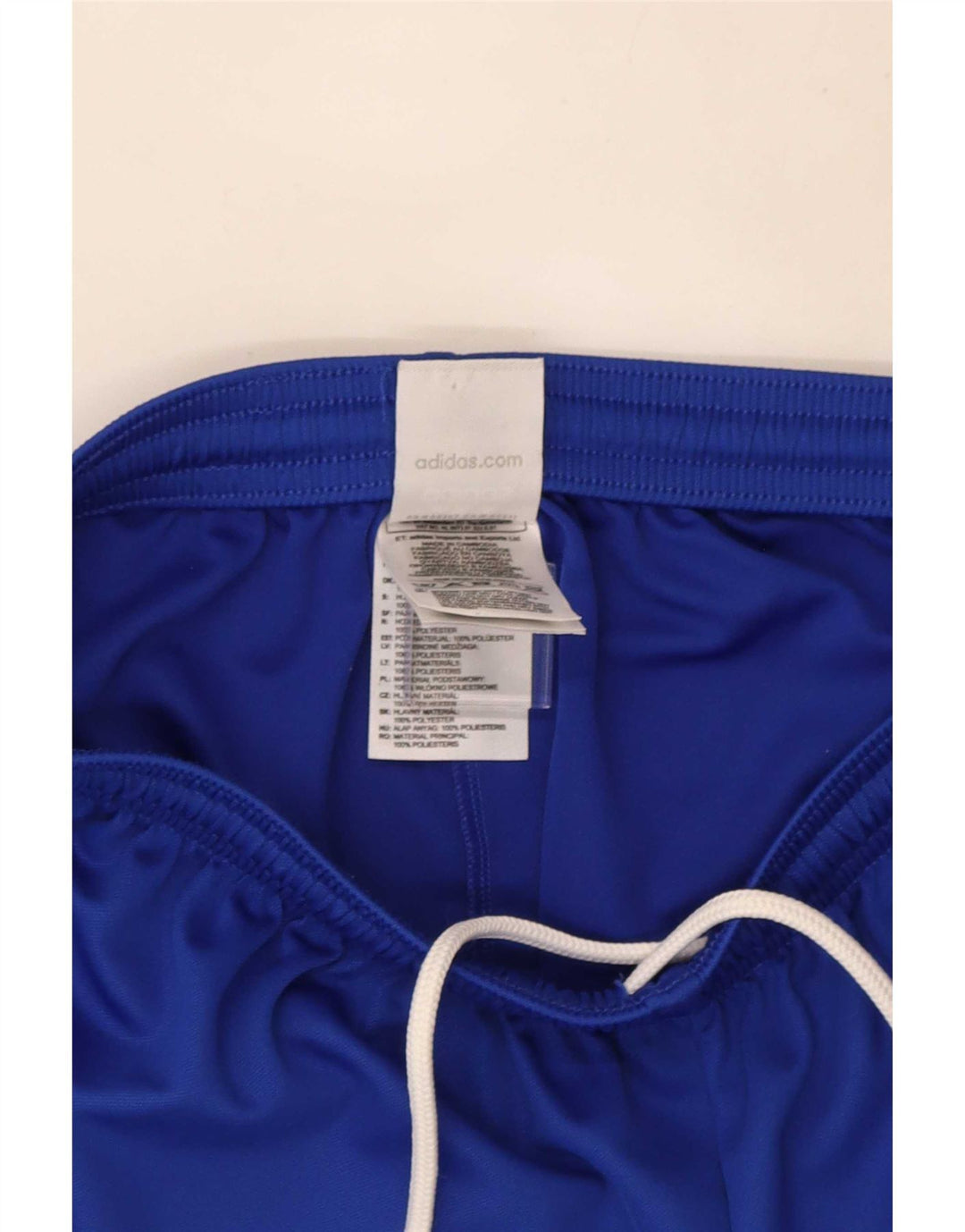 Adidas Short de Sport Climalite Homme Bleu Moyen Polyester