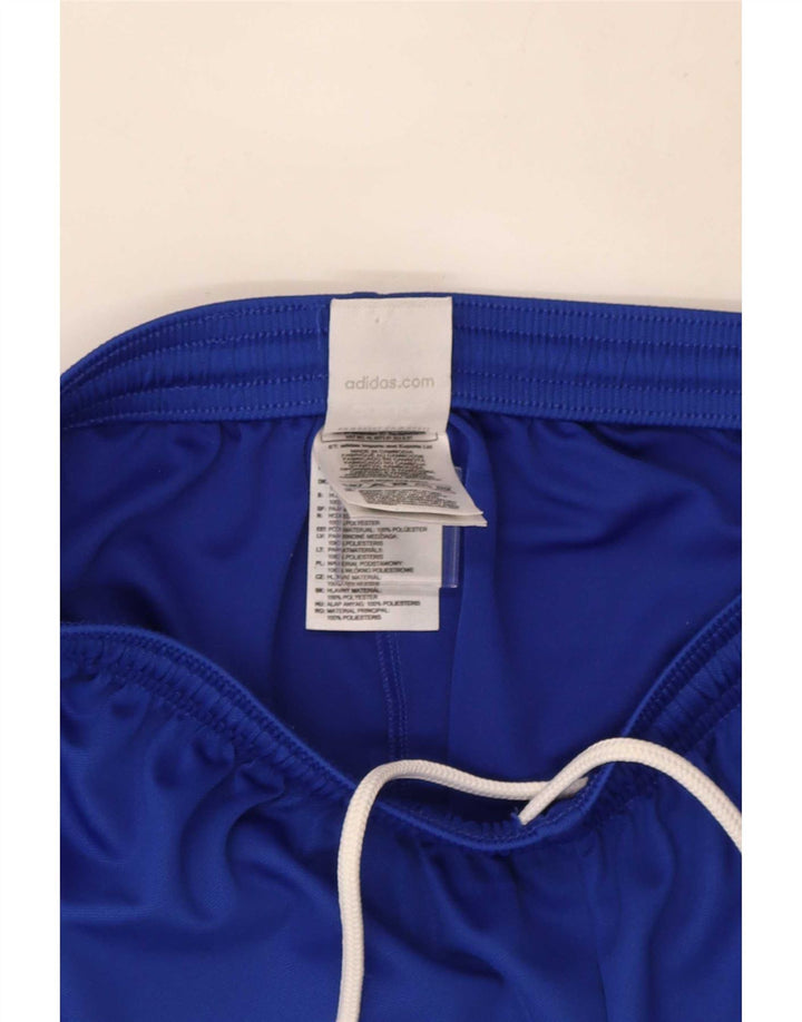 Adidas Short de Sport Climalite Homme Bleu Moyen Polyester