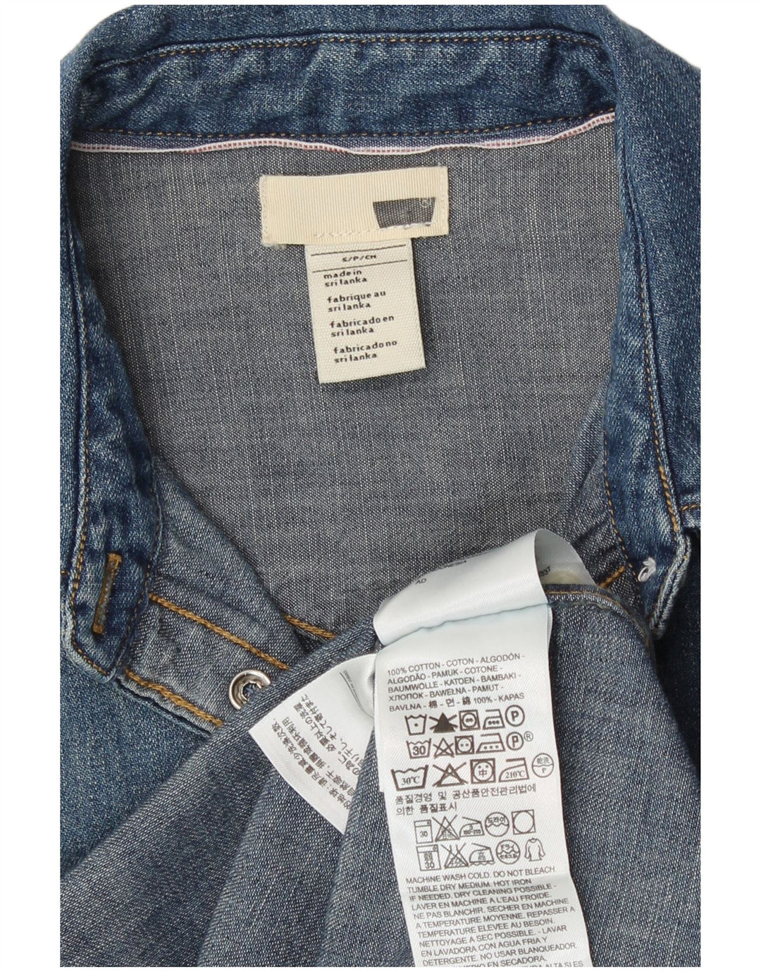 Levi's Chemise en Jean Femme UK 10 Small Bleu Coton