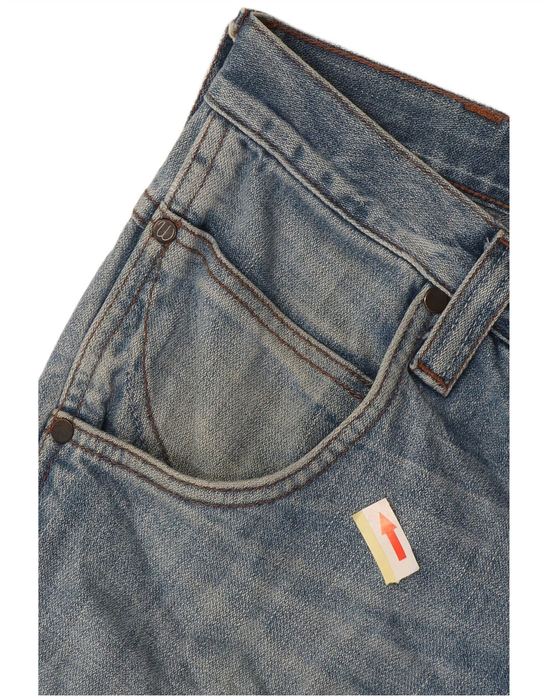 Wrangler Short en Jean Floyd W29 Homme Bleu Moyen Coton