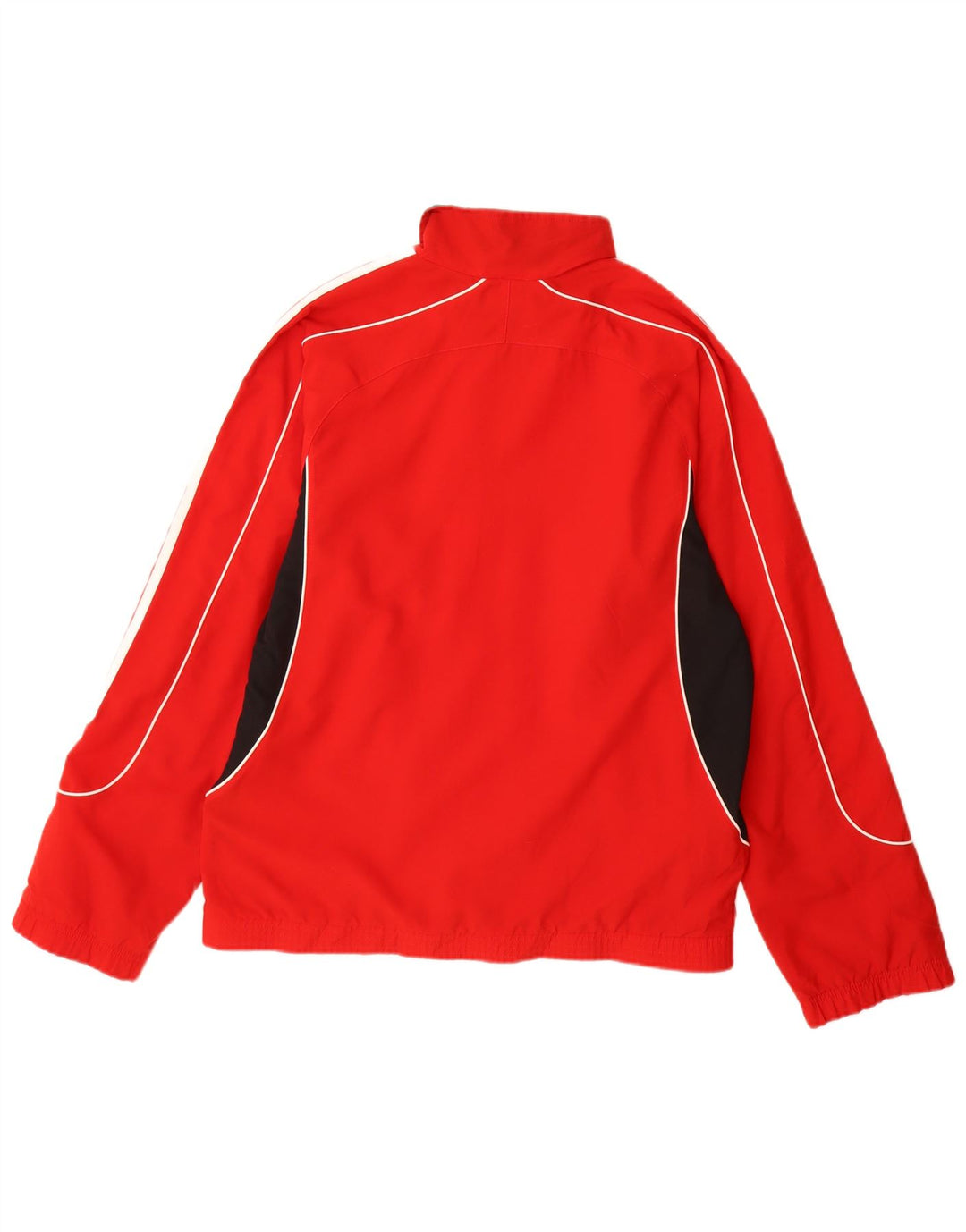 Adidas Veste de survêtement pour homme UK 36/38 Petit Rouge Colorblock Polyester