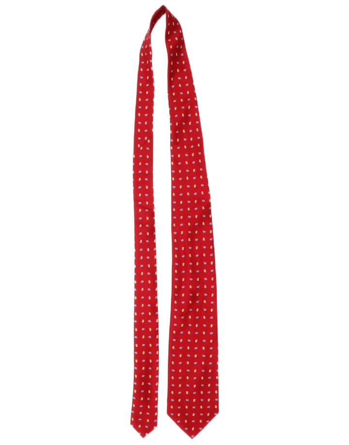 E.Marinella Cravate Homme Taille Unique Rouge Floral Soie