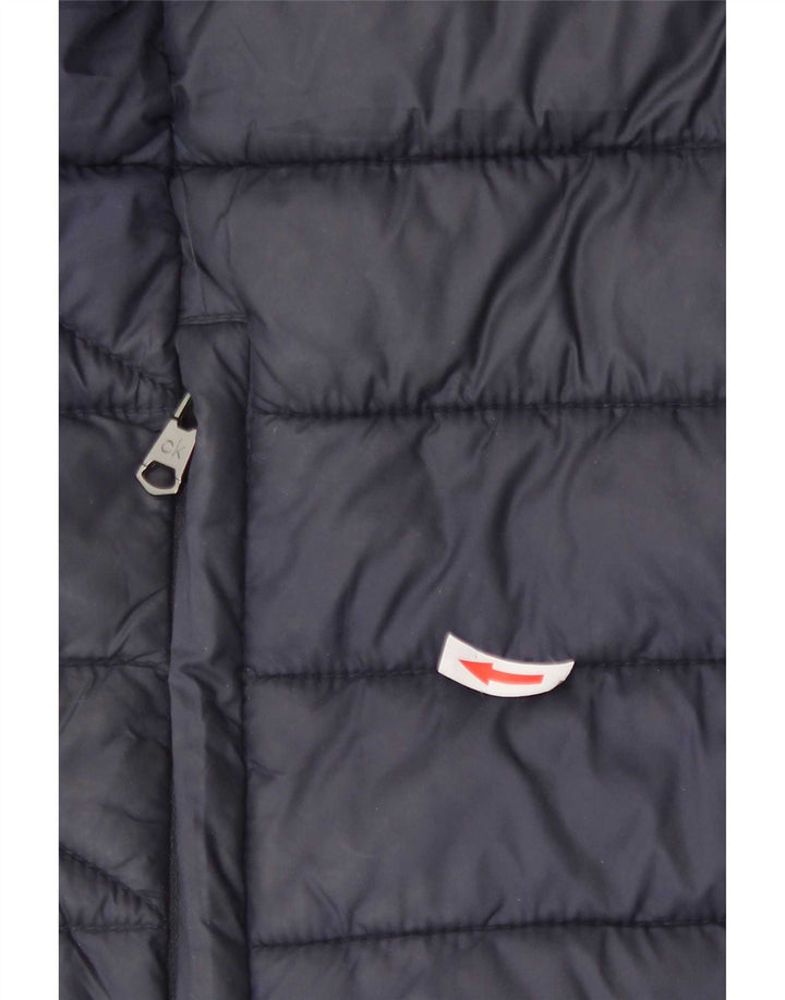 Veste rembourrée pour homme Calvin Klein UK 40 Large Nylon bleu marine