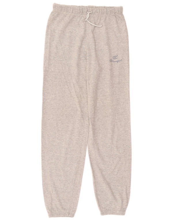Champion Pantalon de survêtement pour femme Joggers UK 16 Large Gris Moucheté Coton