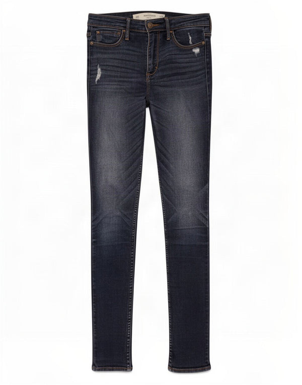 Abercrombie & Fitch Jean skinny pour femme US 2 XS W26 L31 Bleu marine