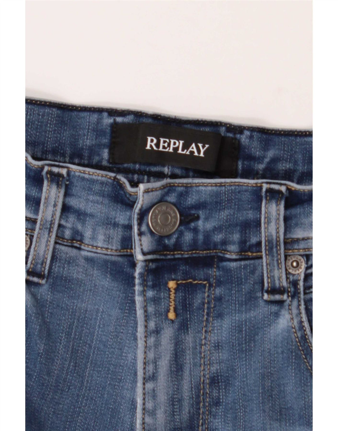 Replay Jean droit homme W30 L29 Bleu