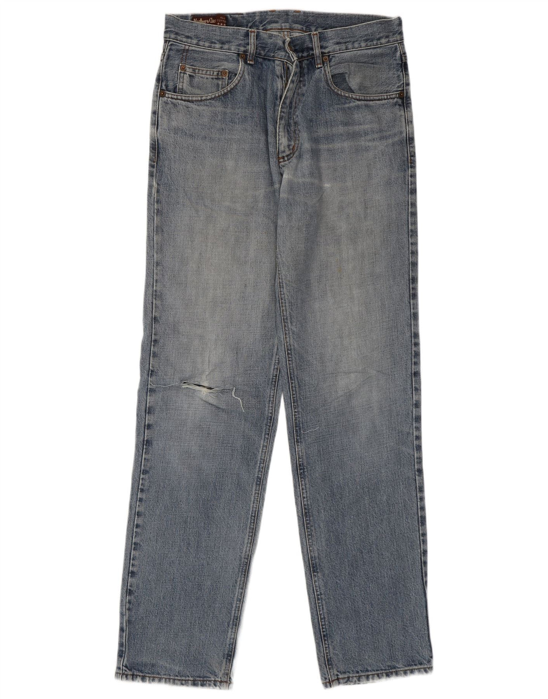 Marlboro Classics Jean droit vieilli pour homme W32 L34 en coton bleu